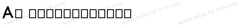 AR maokai字体转换